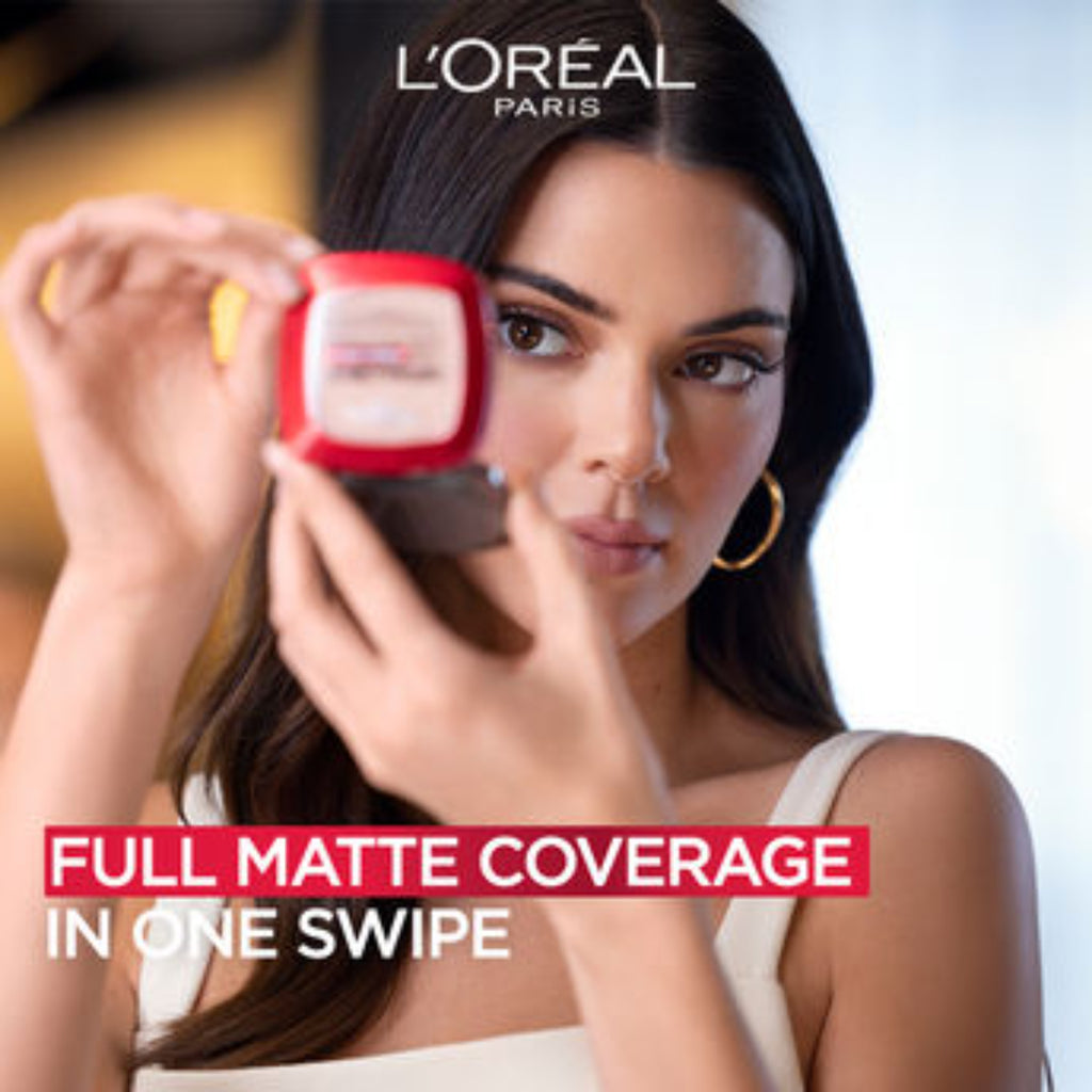 L’Oréal Paris Infallible 24H Fresh Wear Foundation in a Powder, Transferproof, Hazelnut 330, 9g
