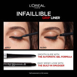 L'Oreal Paris INFAILLIBLE GRIP Upto 36H Gel Automatic Eye Liner -004 Brown Denim