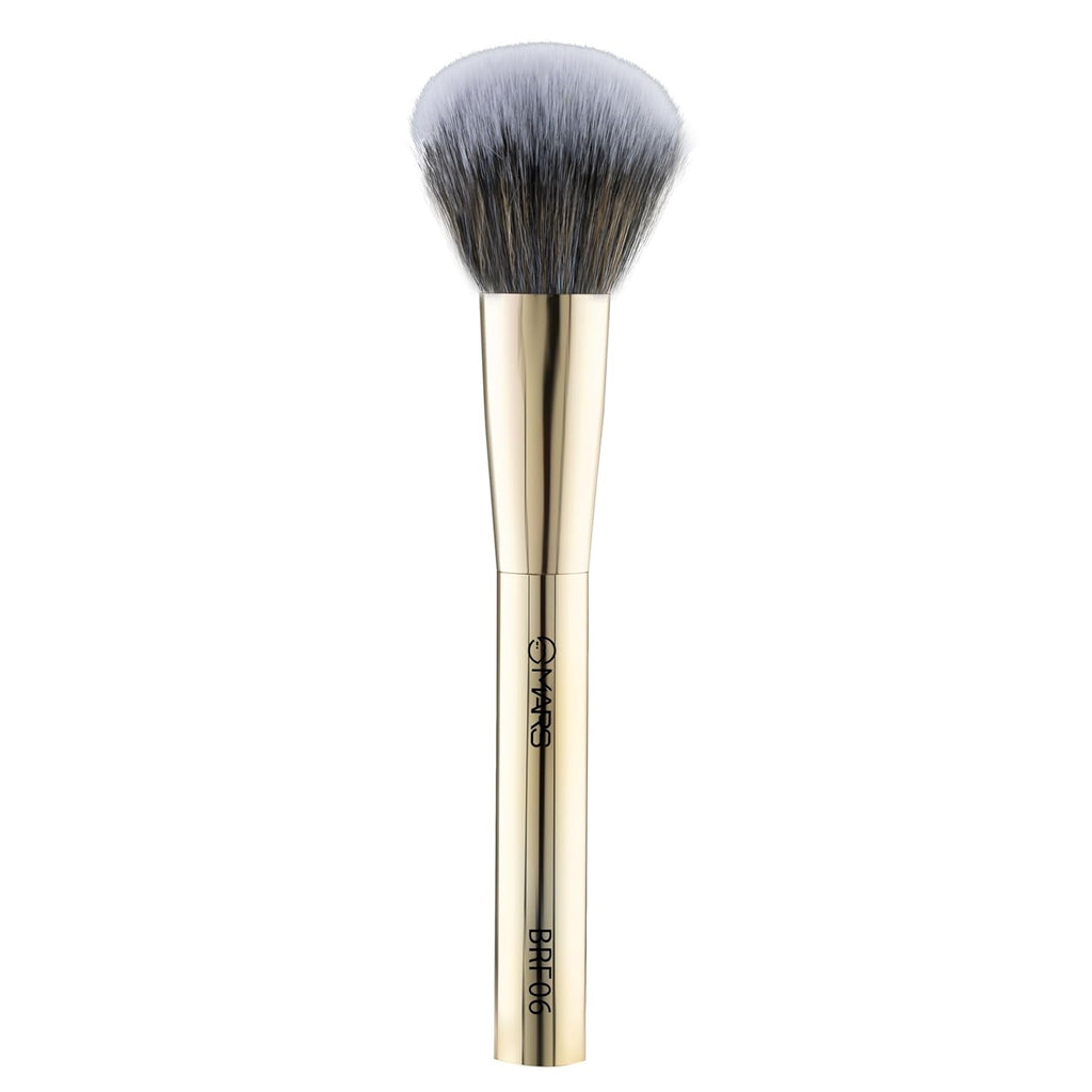 MARS Artist's Arsenal Professional Blush Brush | Feather Soft Bristle | Suitable for Powder, Cream & Liquid | Precise Synthetic Bristles | Luxe Design Makeup Brush (Golden)