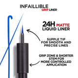 L’Oréal Paris INFAILLIBLE GRIP 24H MATTE LIQUID LINER - 02 BLUE