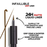 L’Oréal Paris INFAILLIBLE GRIP 24H MATTE LIQUID LINER - 03 BROWN