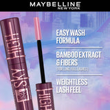 Maybelline New York Sky High Easy Wash Mascara, Burgundy Haze, 7.2ml