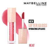 Maybelline New York Lifter Gloss, Hydrating Lip Gloss, Heat, 5.4 ml