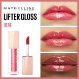 Maybelline New York Lifter Gloss, Hydrating Lip Gloss, Heat, 5.4 ml