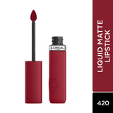 L’Oréal Paris Infallible Matte Resistance Liquid Lipstick, Le Rouge Paris 420, 5 ml