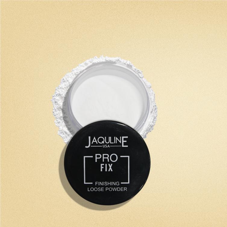 JAQULINE USA Pro Fix Finishing Loose Powder | Oil Control Matte Finish | Blurs Pores & Sets Makeup | Lightweight, Long Lasting- Translucent (15g)