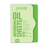 Jaquline USA Green Oil Absorbing Sheets 100N - Instant Oil Control Blotting Paper for Face, Gentle on Skin, Travel Friendly, Portable and Convenient for Daily Use