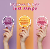 JAQULINE USA Rose Nail Polish Remover Pads | Acetone-Free Nail Paint Remover Wipes | With Vitamin E, Aloe Vera & Olive Oil | Travel Friendly | 30 Pads