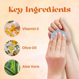 JAQULINE USA Orange Nail Polish Remover Pads | Acetone-Free Nail Paint Remover Wipes | With Vitamin E, Aloe Vera & Olive Oil | Travel Friendly | 30 Pads