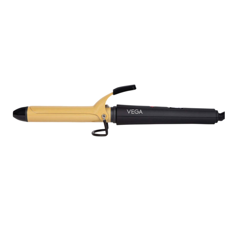 Vega Ease Curl 25 mm Barrel Hair Curler With Ceramic Coated Plates, (VHCH-02)