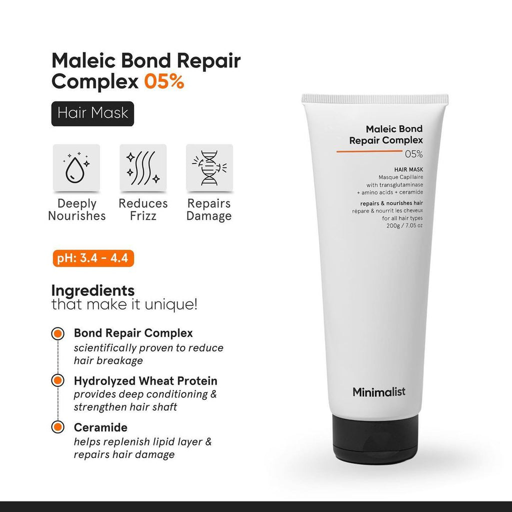 Minimalist Maleic Bond Repair Complex 05% Hair Mask