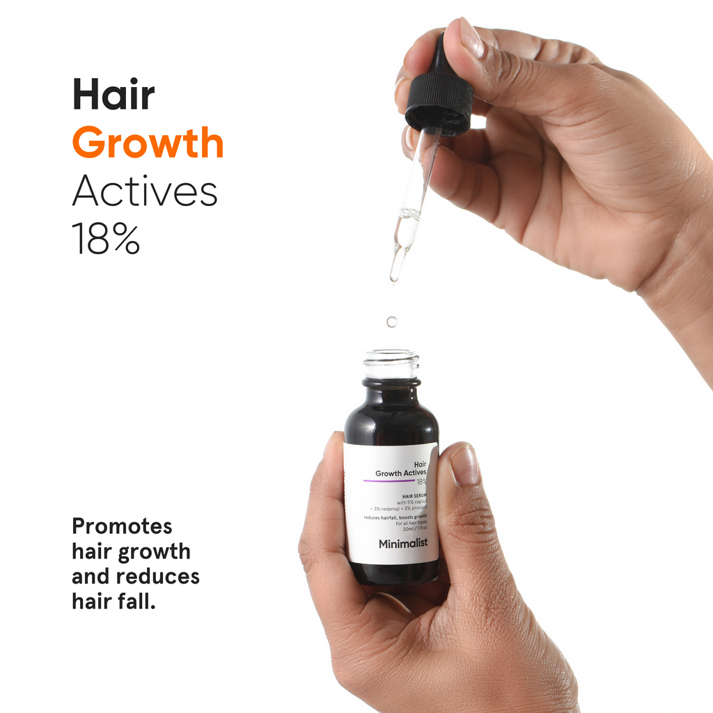 Minimalist Hair Growth Actives 18% Hair Serum