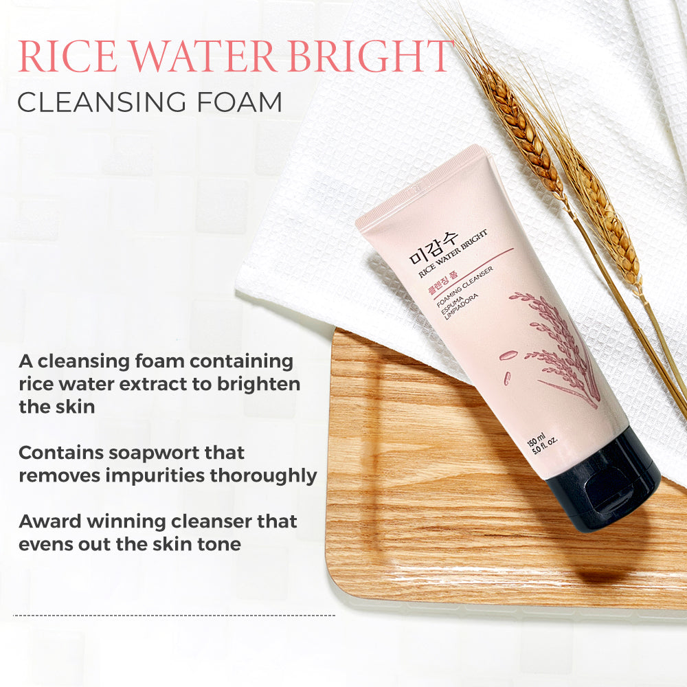 The Face Shop Rice Water Bright Foaming Cleanser 150 Ml