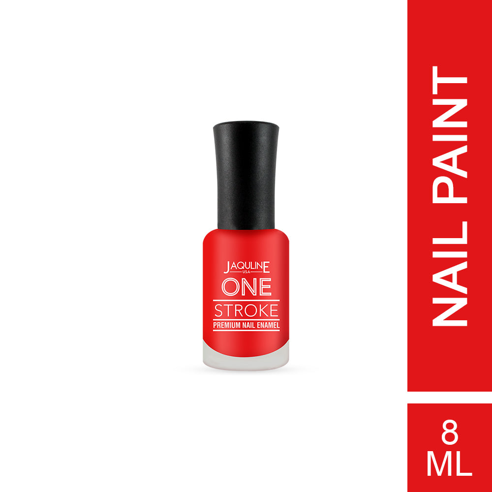 One Stroke Premium Nail Enamel Red Roses # J02 8ML
