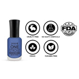 One Stroke Premium Nail Enamel Purple Heart $ J21 8ML