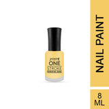 One Stroke Premium Nail Enamel Mellow Yellow #J43 8ML