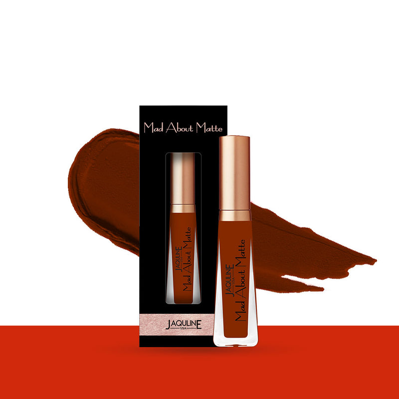 Jaquline USA Mad About Matte Liquid Lipstick Hot Chocolate 6.5ml