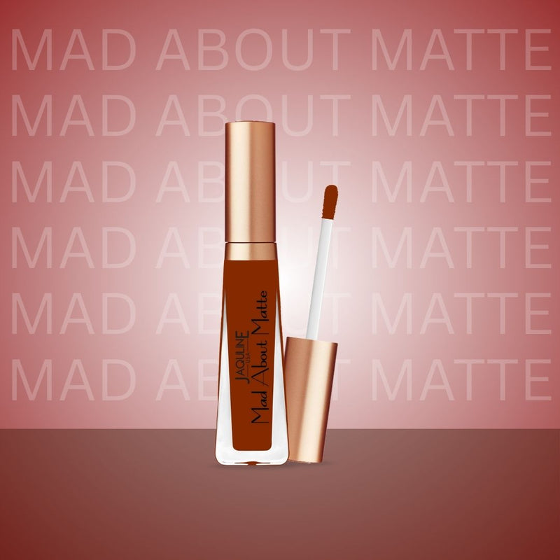 Jaquline USA Mad About Matte Liquid Lipstick Hot Chocolate 6.5ml