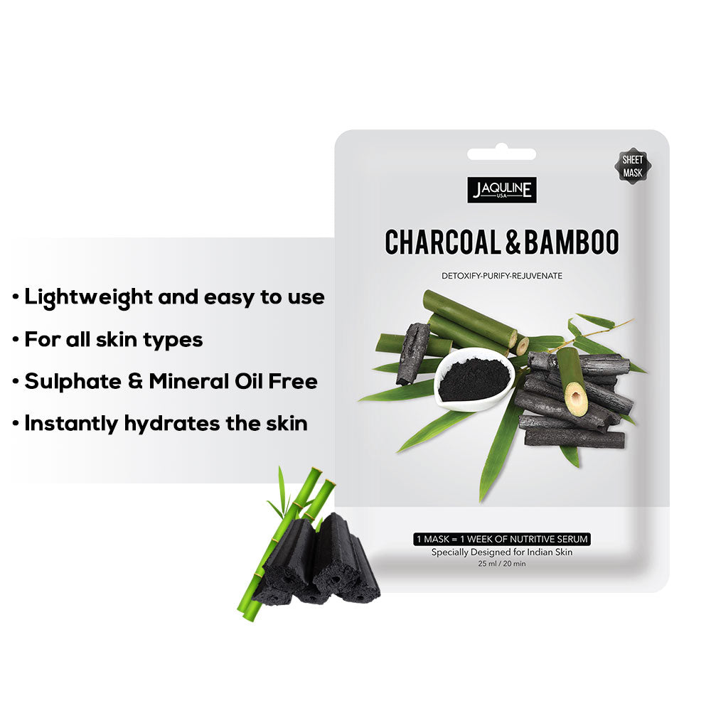 Charcoal & Bamboo Sheet Mask