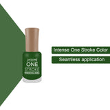 One Stroke Premium Nail Enamel One Stroke Green Twist  #J64 8ml