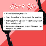 Jaquline USA PADDLE BRUSH MEDIUM (TREND)