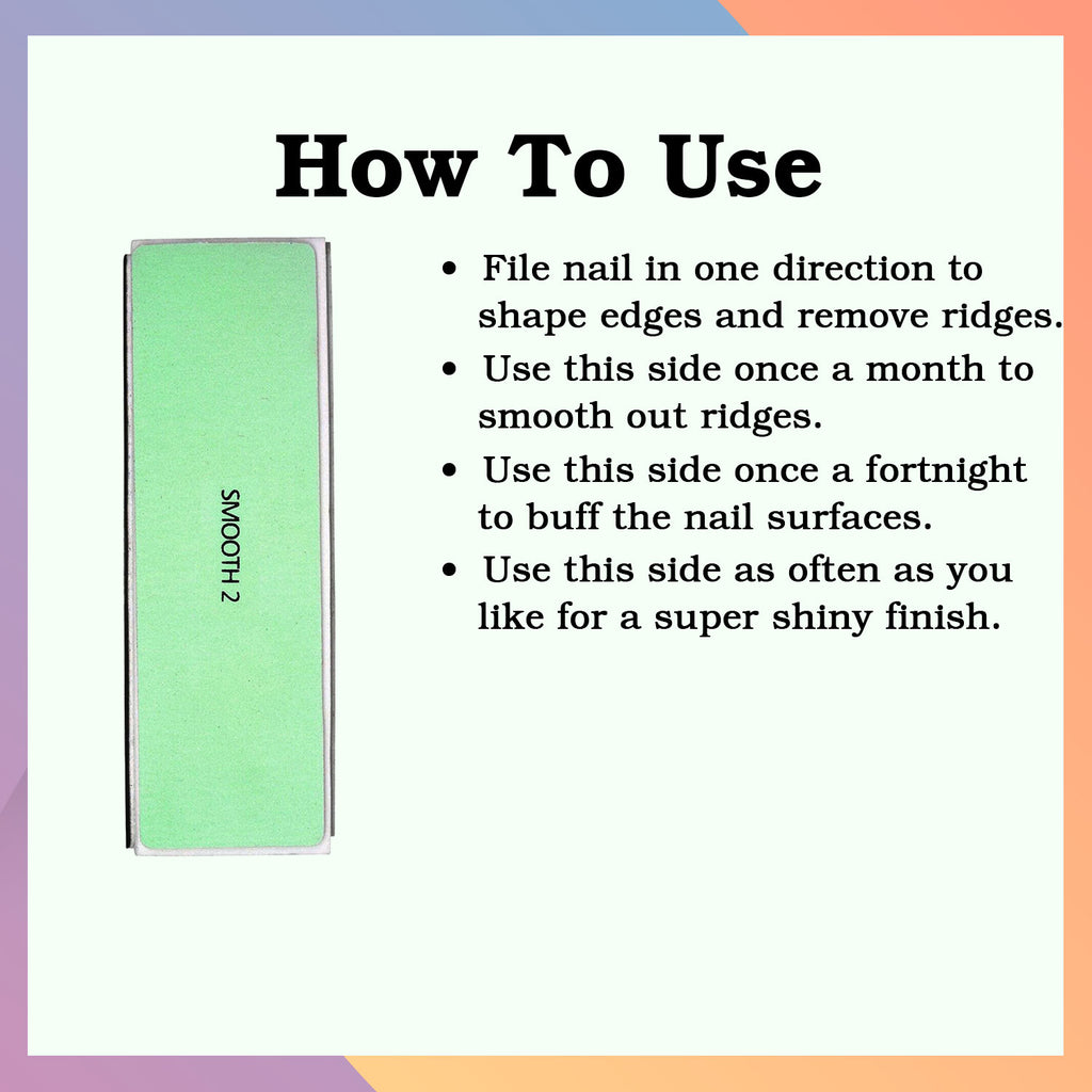 Lick - Press on Nails Nail Block Buffer 4 Steps Manicure Pedicure  Professional Care Sanding Buffing - Price in India, Buy Lick - Press on Nails  Nail Block Buffer 4 Steps Manicure