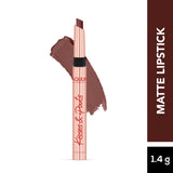 Jaquline USA Kisses & Pouts Transfer Proof Matte Lipstick 1.4gm French Kiss 01