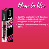 Jaquline USA Matte Addict Matte Liquid Lipstick Pretty Petunia 09
