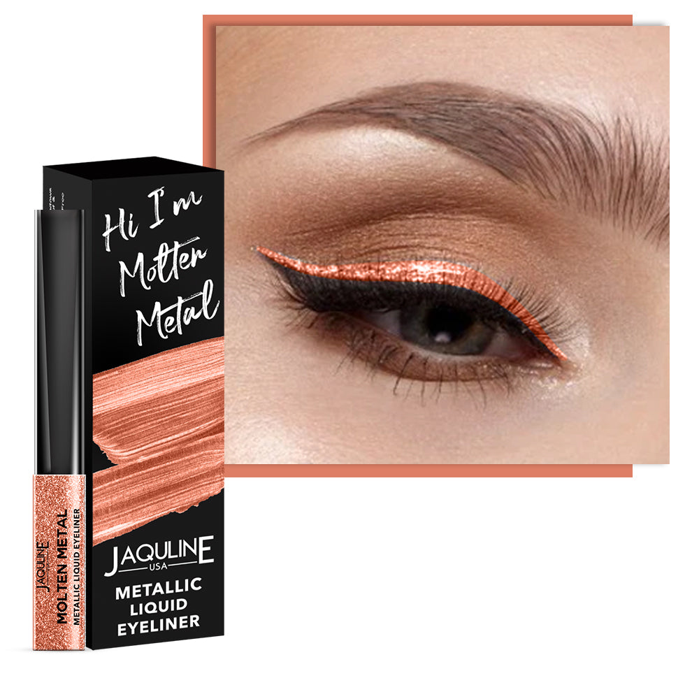 Jaquline USA Pro Stroke molten metal liquid eyeliner 4ml Radiant Copper