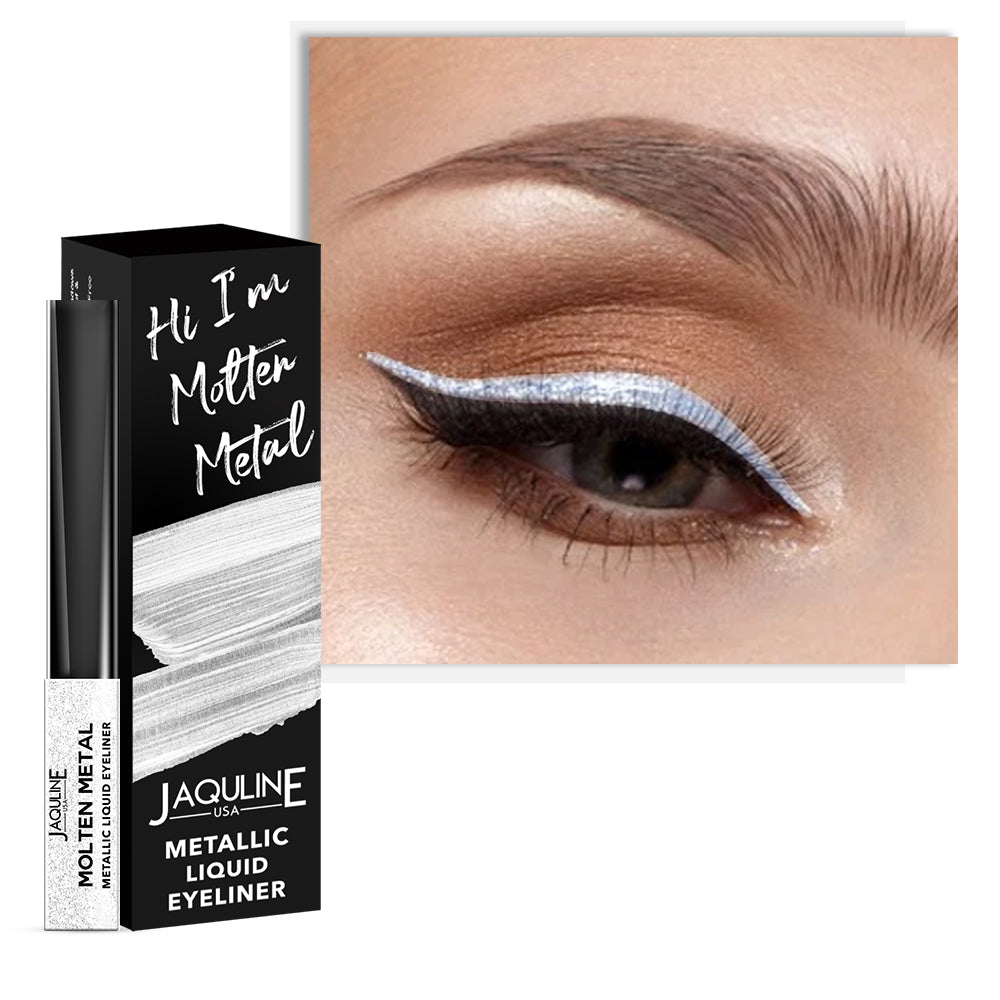 Jaquline USA Pro Stroke molten metal liquid eyeliner 4ml Silver Dreams