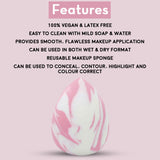 Jaquline USA Single Blender Pink Marble