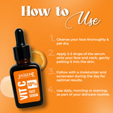Jaquline USA 10% Vitamin C Face Serum 30ml