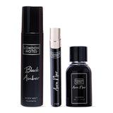 London Notes Pack of 3 Aura Noir Gift Set