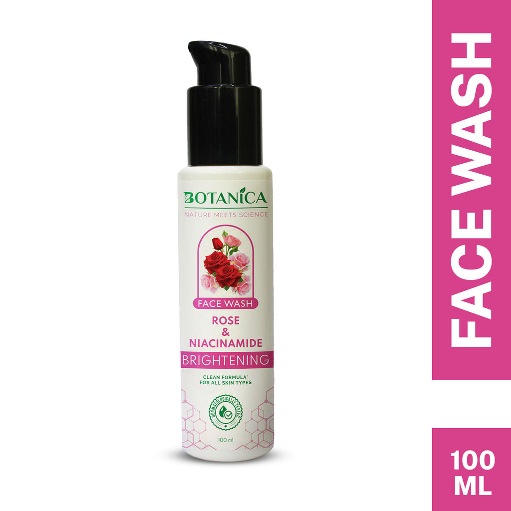 Jaquline USA Botanica Rose Niacinamide Face wash 100ml