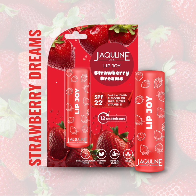Jaquline USA LipJoy LipBalm 4.5g StrawberyDream
