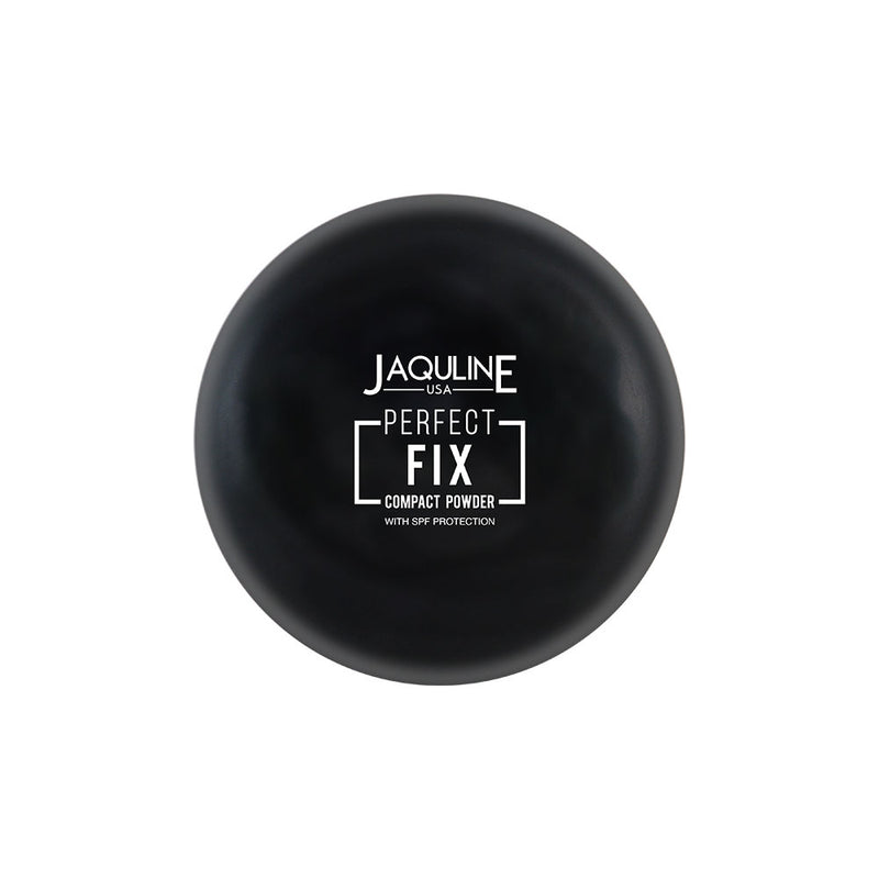 Jaquline USA Perfect Fix Long Wear Compact Powder with Silky Smooth Finish & Matte Effect - Ivory01 (9g)