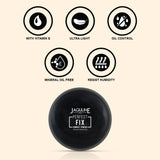 Jaquline USA Perfect Fix Long Wear Compact Powder with Silky Smooth Finish & Matte Effect - Beige02 (9g)