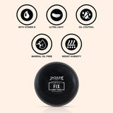 Jaquline USA Perfect Fix Long Wear Compact Powder with Silky Smooth Finish & Matte Effect - Natural04 (9g)