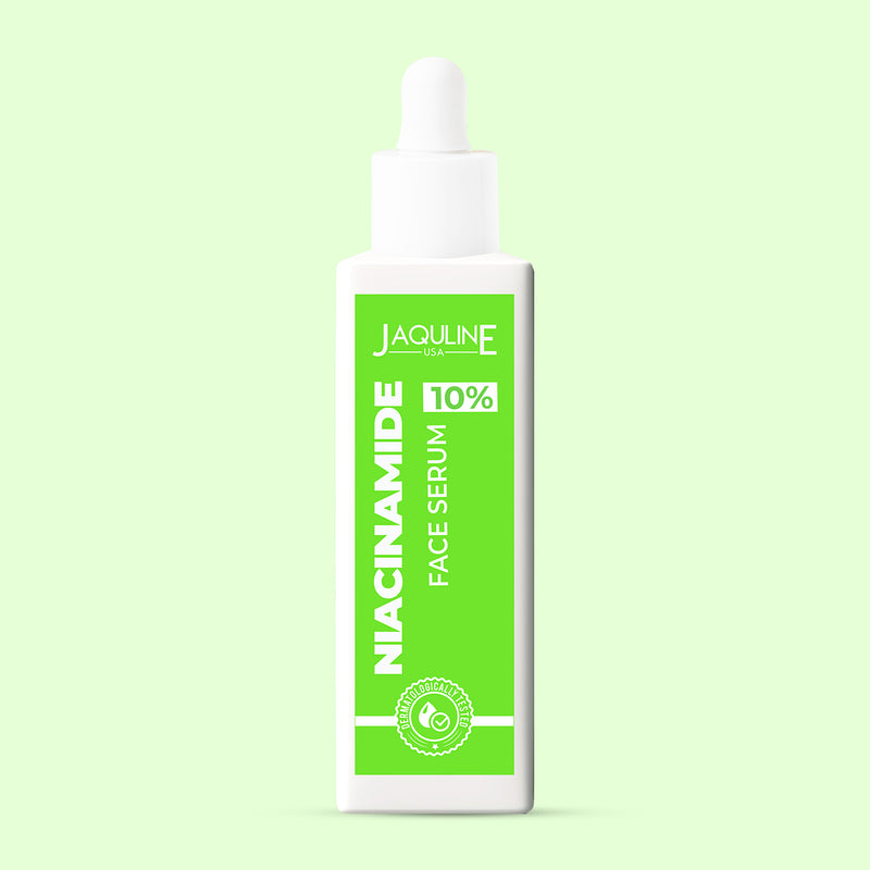Jaquline USA Face Serum 10% Niacinamide Acid For Clear and Bright Skin, Fades Hyper pigmentation, Balancing Oil Production- 30ml