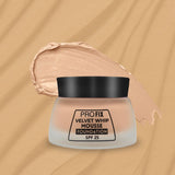 Jaquline USA PRO FIX Velvet Whip Mousse Foundation, Weightless Smooth Velvet touch, Flawless Matte Finish, Honeydew 03