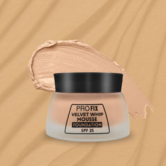 Jaquline USA PRO FIX Velvet Whip Mousse Foundation, Weightless