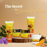 BOTANICA Ubtan & Vitamin-E Glow skin care kit | Facewash Scrub Mask Day Cream Night Cream | Hydrating Brightening Skin care Kit | Gift for Her and Him | Gift for Brother and Sister | Diwali Gift