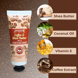 Jaquline USA Coffee & Shea Butter Hand Cream-Nourishes hand, makes hand soft & supple, prevents dryness and hydrate skin-30g