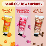Jaquline USA Vit-C & Ceramides Hand cream- Nourishes hand, makes hand soft & supple, prevents dryness and hydrates skin-30g