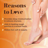 Jaquline USA Vit-C & Ceramides Foot Cream-Provides Intensive Moisturization, heals cracked heels, makes feet soft & supple-30gm