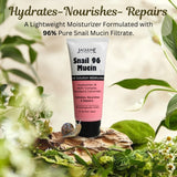 Jaquline USA Snail Mucin All in One Moisturizer 50ml, Long-Lasting Hydration, Deeply Moisturizes Skin & Restores Skin Barrier Infused with Hyaluronic Acid