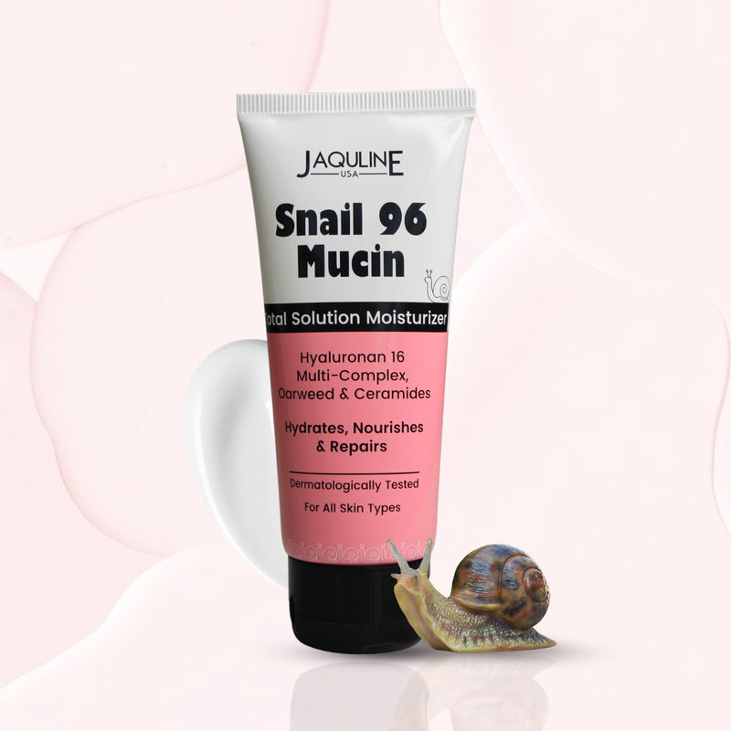 Jaquline USA Snail Mucin All in One Moisturizer 50ml, Long-Lasting Hydration, Deeply Moisturizes Skin & Restores Skin Barrier Infused with Hyaluronic Acid