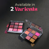 Jaquline USA Cosmic Drama Twilight Eyeshadow Palette 9 in 1, Matte & Shimmer Shades, Rich Smooth Texture, long lasting and Enriched with Sesame Oil (9.9gm)