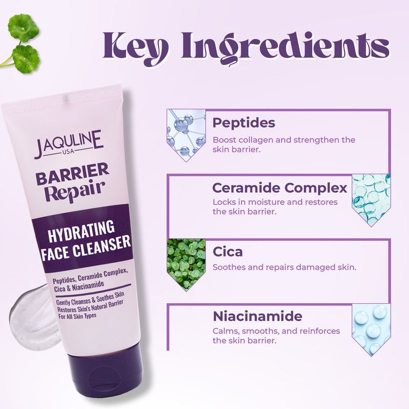 Jaquline USA Barrier Repair Gentle Face Cleanser (100ml)