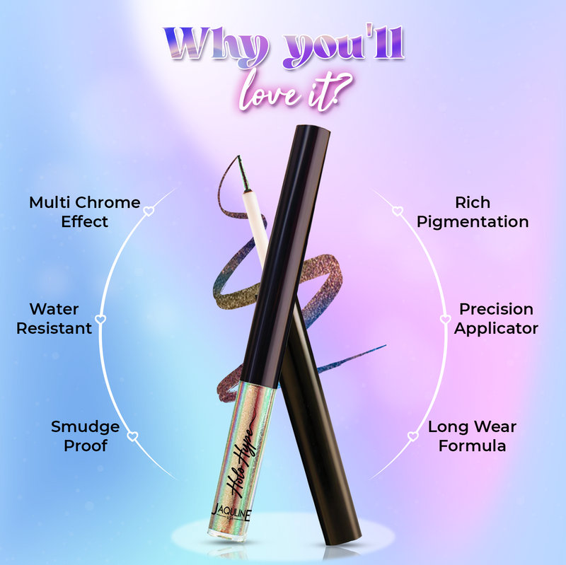 Jaquline USA Holo Hype Holographic Eyeliner Prism Play 01 (1.6ml)